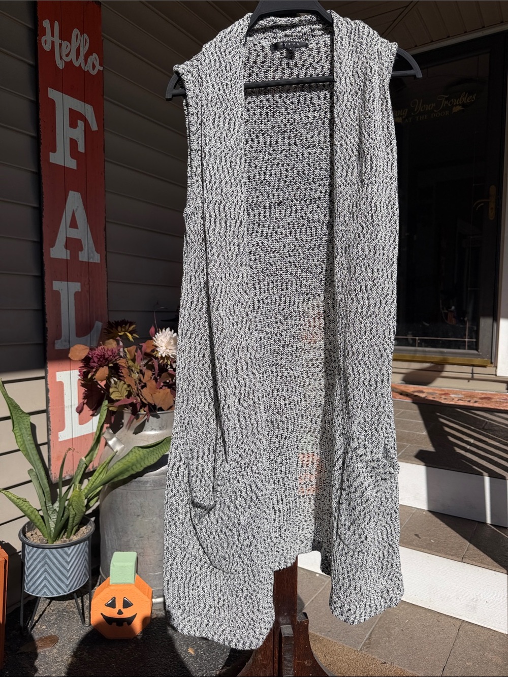 Vintage Cyrus Black & White Cardigan